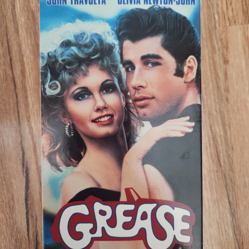 Grease the movie vhs tape John Travolta